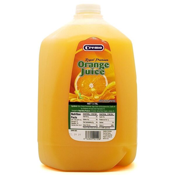 Cremo Gallon Orange Juice